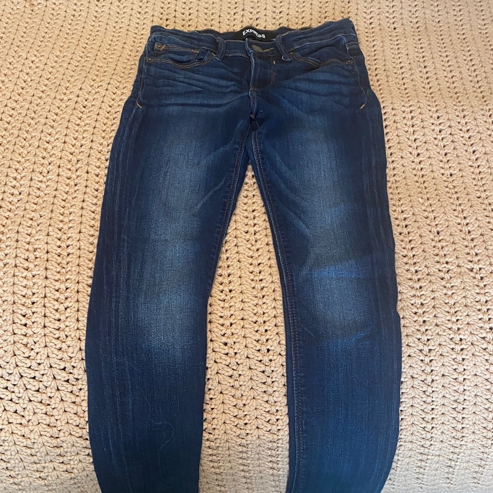 Express Dark Blue Women's Jeggings
